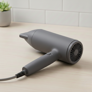 Boîtier de sèche-cheveux en plastique PP personnalisé, poignée, interrupteur, concentrateur, buse, grille avant - Couleur personnalisée et production OEM - Product Image 1