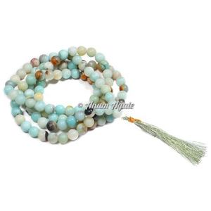 Opalite Gemstone Jap Mala au meilleur prix | Obtenir Crystal 108 Beads Malas for Healing Yoga Meditation - Product Image 2