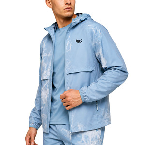 Chaquetas Personalizadas para Hombre, de Nailon Azul, Termocrómicas, Impermeables, Resistentes al Viento, para Senderismo al Aire Libre, con Cambio de Color - Product Image 3