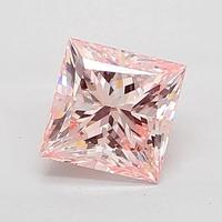 VIBHINI Diamante Rosa de Corte Princesa de 2.19 Quilates, Cultivado en Laboratorio, Certificado IGI, Perforado con Láser, Piedra Suelta para Joyería, Excelente Calidad