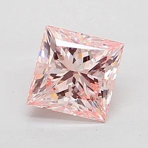 VIBHINI Fancy Lab Grown IGI Certified 2.19 Carat Laser <b>Drilled</b> <b>Pink</b> Princess Cut Diamond Loose Stone for Jewelry Making - Product Image 1
