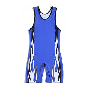 Custom Sublimated Spandex Polyester Plus Size Unisex Wrestling <b>Singlets</b> & Team Uniforms Sportswear - Product Image 1