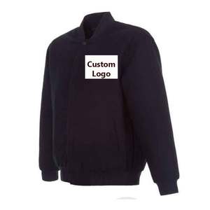 Veste en laine pour homme de qualité supérieure, exportée par Trex, style streetwear d'hiver, manches en satin, mélange de laine, veste de style universitaire, veste varsity, modèle simple - Product Image 1