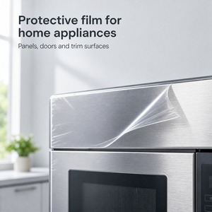 Film de protection de surface pour appareils électroménagers, souple et translucide, qualité industrielle, longueur 200 m, pour réfrigérateur, lave-linge, climatiseur - Product Image 3