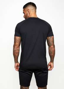 Conjunto de Verano Informal Personalizado para Hombre, Camiseta de Manga Corta y Pantalones Cortos de Dos Piezas, 100% Algodón, Secado Rápido, de Alta Gama - Product Image 3