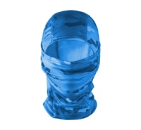 Cagoule de ski multifonction personnalisée en polyester et spandex à un trou, masque de ski complet, camouflé, sublimation, pêche sportive, fête