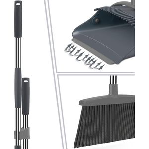 Set Spazzola e Paletta con Manico Lungo per Pulizie Interne ed Esterne, Uso Domestico - Product Image 3