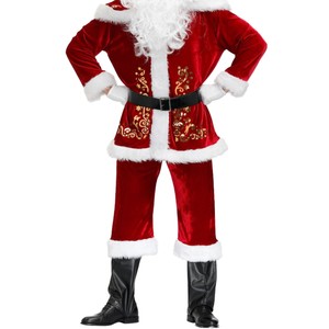 Costumes de Père Noël pour hommes, taille adulte, respirants, élégants, vêtements d'hiver, tissu doux, qualité supérieure. - Product Image 2