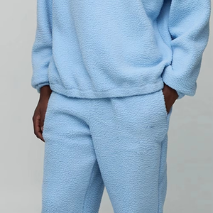 Conjunto de Sudadera con Capucha y Pantalones Deportivos Holgados de Invierno Personalizados para Hombre, Sudadera con Capucha Extra Grande y Gruesa Personalizada para Hombre, Conjuntos Deportivos - Product Image 3