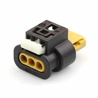 3-poliger Jinhang035F Stecker/Buchse aus Kupfer und Nylon, IP67 12V Automotive-Kabeladapter für Fahrzeuge