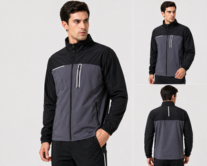 Chaqueta Deportiva Premium con Tela Transpirable, Diseño Cortavientos, Corte Elegante, Ideal para Gimnasio, Correr y Deportes al Aire Libre, Chaqueta Personalizada - Product Image 6
