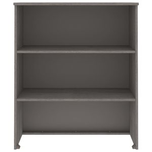 Meuble de salon en bois de pin massif gris clair et MDF avec plateau haut de 33,5x13,8x39,4 pouces - Product Image 3