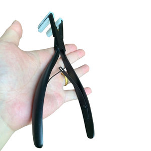 Buy High-Quality Professional Stainless Steel Tape Hair <b>Extension</b> Pliers Strong Hold Commercial Use Silver Color <b>Bead</b> Removal - Product Image 6
