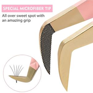 Pinces à cils 100 % haute qualité pour la création de bouquets de volume et la technique d'isolation - Product Image 3