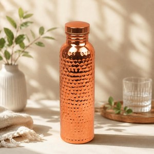 Colección de Botellas de Agua de Cobre de Primera Calidad para Regalo - Product Image 1