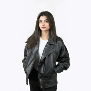 Chaqueta de Mujer 100% Cuero Genuino para Exteriores, Logotipo y Colores Personalizados, Forro de Lino/Nailon Impermeable y Transpirable, Alta Calidad - Product Image 6