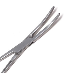 Vente en gros COBECO INSTRUMENTS Pince hémostatique Kelly à poignée dorée 5,5 pouces Courbée Légère en acier inoxydable Pince chirurgicale CE - Product Image 3