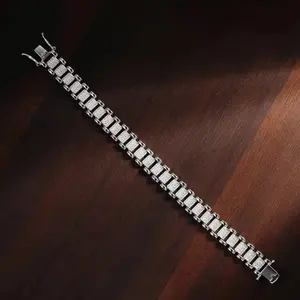 สร้อยข้อมือเทนนิสเด็กประดับเพชรโมอิสซาไนต์แท้ทรงหัวใจ 4.00 กะรัต ชุบทองคำขาว 14K ได้รับการรับรองจากที่สาม คลาสสิก - Product Image 6