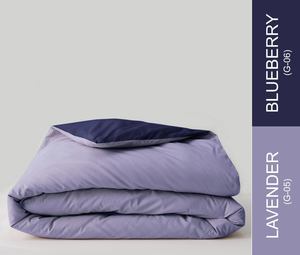 Ensemble de couette et de couvre-lit moelleux et doux en 4 pièces avec couleurs réversibles, literie confortable et chaude, parfait pour la maison, les hôtels et les chambres - Product Image 1