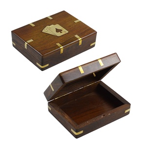 Hộp Thẻ Sang Trọng Tùy Chỉnh Thiết Kế Và Đánh Bóng Hoàn Thiện Vuông Đánh Bóng Và Sơn Đồ Trang Sức Hộp Gỗ Tự Nhiên DIY Hộp Lưu Trữ Bằng Gỗ - Product Image 3