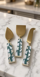 Ensemble de service à fromage en acier inoxydable de qualité supérieure pour la vente en gros – Couteaux et fourchettes à fromage pour détaillants, importateurs, hôtels et fournisseurs d'articles de cuisine - Product Image 6