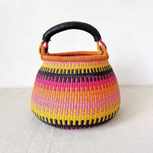 Cesta de Paja Circular Ligera Bolga, Hecha a Mano con Pasto Marino, Ecológica, Personalizable, Organizador de Almacenamiento, Decoración del Hogar, Venta al por Mayor en Vietnam - Product Image 5