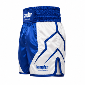 Shorts de boxe pour hommes, logo personnalisé, tissu premium, ceinture élastique et style moderne pour les équipes de boxe - Product Image 6