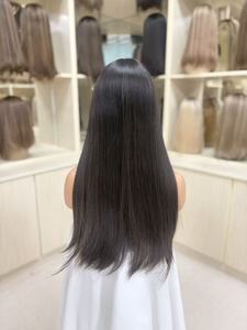 Pelucas de Cabello Humano 100% Virgen, Largas, con Frente de Encaje Suizo HD, sin Pegamento, Transpirables, de Aspecto Natural, al por Mayor - Product Image 5