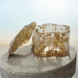 Caja de Resina Floral de Lujo Hecha a Mano, Organizador de Joyas, Pequeña Caja de Resina Personalizada para Regalos del Hogar - Product Image 1