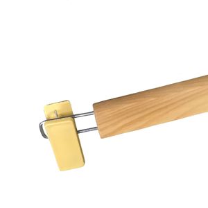 Wholesale Good Quality <b>Wooden</b> <b>Hangers</b> <b>Clothes</b> Cheap Plastic Clips Eco-Friendly Wood Material Customized Size for Clothing Stores - Product Image 2