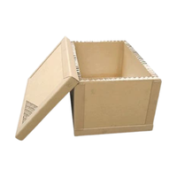 Boîte en carton kraft alvéolé durable et réutilisable, taille personnalisée pour l'emballage robuste des produits électroniques grand public