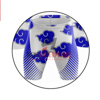 Seragam Sepak Bola 7v7 Bermotif Bernapas Tanpa Lengan Warna Logo Dapat Disesuaikan Desain Bendera Amerika Cepat Kering MOQ Rendah Harga Murah