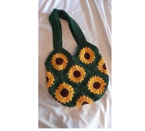 Sac à bandoulière en crochet fait main pour femme, en fil de coton, idéal pour le quotidien, les courses et les voyages – En promotion ! - Product Image 6
