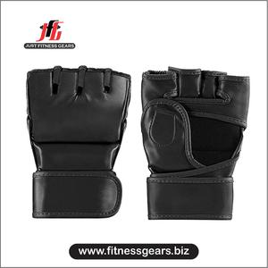 Gants de boxe demi-doigts en cuir personnalisables, antidérapants, légers, confortables et durables pour l'entraînement de combat MMA et Muay Thai - Product Image 2