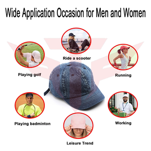 Vintage Washed Canvas Waterproof Baseball Cap 6 Panel Adjustable Unisex Dad <b>Hat</b> Gold Copper Buckle 54-56cm Spring <b>Summer</b> Casual - Product Image 3