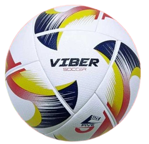 Ballon de football Solazo pour l'entraînement, durable, design blanc, rouge et noir, emballage standard - Product Image 4