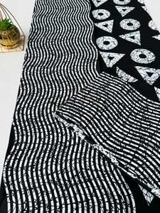 Tela de algodón encerado africano de Kenia 100 por ciento de algodón con colores vibrantes para ropa, vestidos, bolsos y proyectos de sastrería - Product Image 4