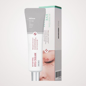 Productos coreanos antienvejecimiento para el cuidado de la piel Polmedison Super Vital Eye Cream 30 ml para ojeras e hinchazón debajo de los ojos - Product Image 2
