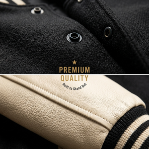 Veste de sport personnalisée à col montant pour homme, style preppy, avec nom et numéro personnalisés, vêtement d'hiver - Product Image 3