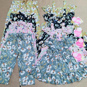 Robes à volants pour filles Happy Luoka, design personnalisé OEM, vêtements pour enfants, robes élégantes à assortir, vêtements pour enfants en stock - Product Image 1