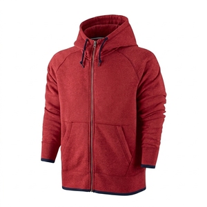 Manufacturer OEM High Quality Men's Vintage Hoodie Custom Logo Two-<b>way</b> Zip <b>up</b> Street Wear Men's Sweatshirt Hoodies - Product Image 4
