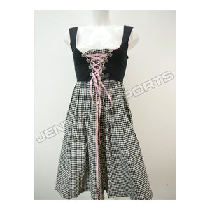 Women Traditional German Bavarian Festival Oktoberfest Dirndl Maid Wench Dress <b>Costume</b> - Product Image 2