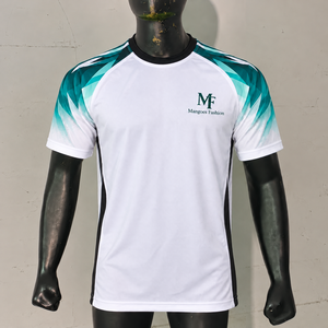 Camiseta de Fútbol Transpirable de Alta Calidad con Logotipo Personalizado, Servicio OEM, Venta al Por Mayor, Último Modelo 100% Poliéster de Secado Rápido - Product Image 5