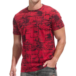 High Quality Custom Sublimation Transfer Printing Blank T-<b>shirt</b> Front 100% Cotton O-Neck Short Sleeve Men's Casual T-<b>Shirt</b> - Product Image 5