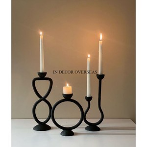 Support à bougie de luxe en métal plaqué or de haute qualité, motif oiseaux et feuilles, avec dessus en verre, fabriqué en Inde – Vente chaude - Product Image 2