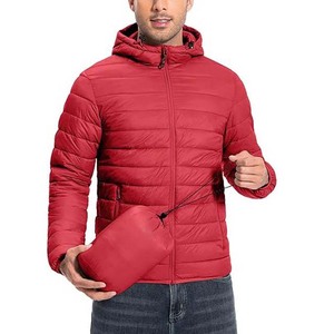 Blouson d'hiver matelassé pour homme de haute qualité, coupe-vent épais à capuche avec logo personnalisé, style urbain tendance, vente en gros - Product Image 6