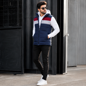 Custom <b>men</b> puffer <b>vest</b> with insulated padding comfortable lining durable outer shell sleeveless design and stylish fit - Product Image 5