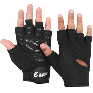 Gants de fitness demi-doigts en gros avec protection complète de la paume, respirants et antidérapants pour la musculation en salle de sport - Unisexe - Product Image 4