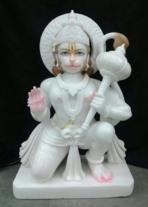 Marble Handmade Hanuman Ji Statue - Product Image 3