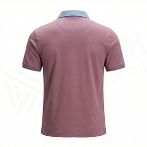 เสื้อโปโลผู้ชายสไตล์ลำลองสำหรับตีกอล์ฟ  ผ้าฝ้ายระบายอากาศได้ดี ไซส์ใหญ่  สตรีทแวร์  รับสกรีนโลโก้  สีสันและสไตล์ตามสั่ง - Product Image 2